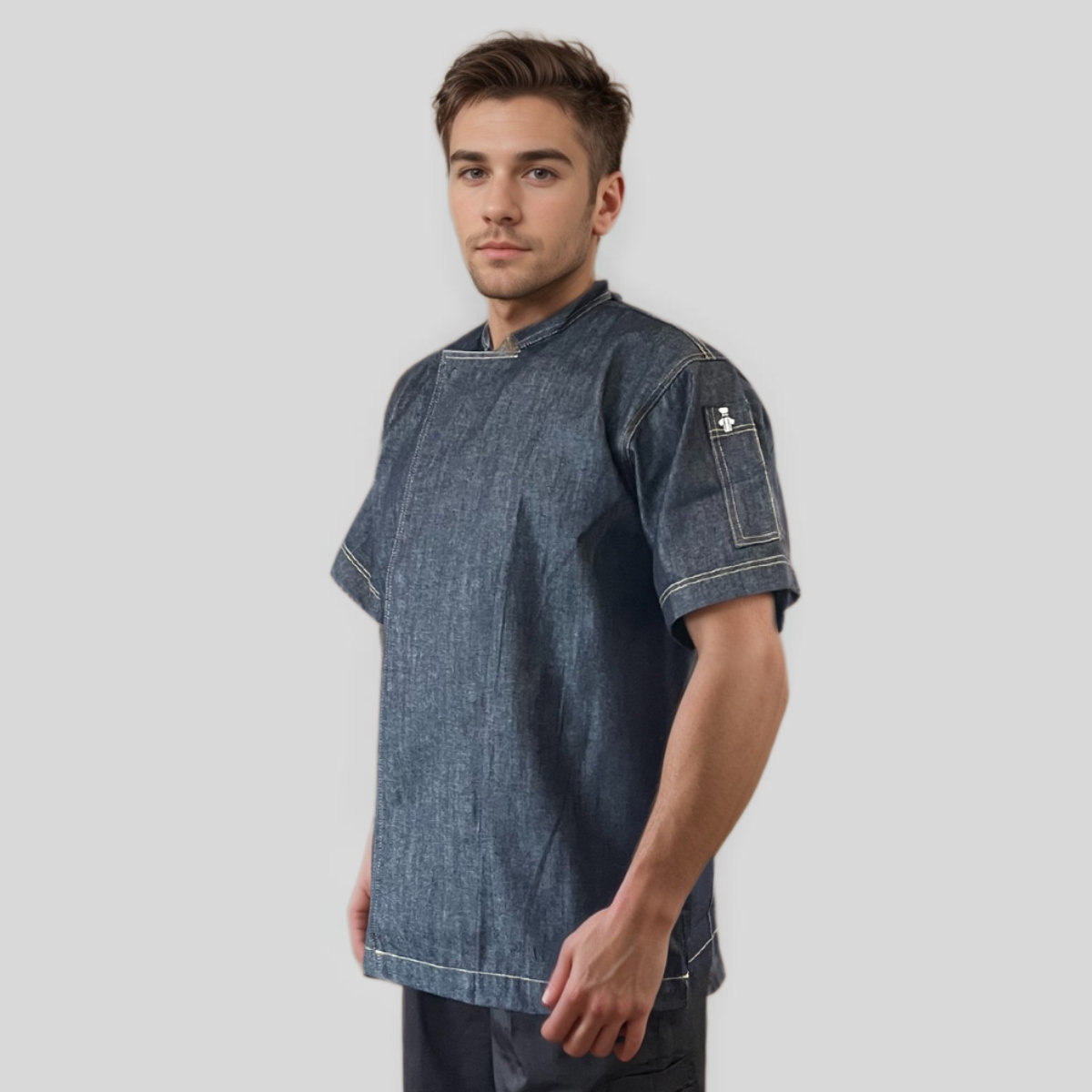 Denim Chef Coat Men