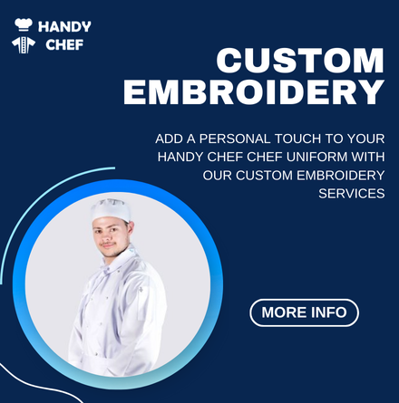 Custom Embroidery Chef Uniforms