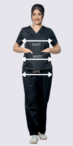 Nursing Scrubs Uniforms Size Chart